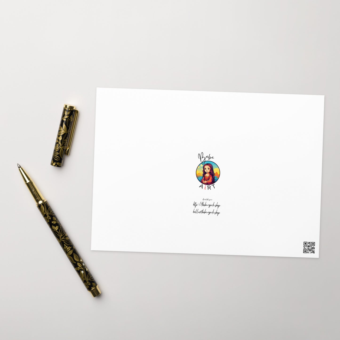 Greeting card - Whistler's Mother