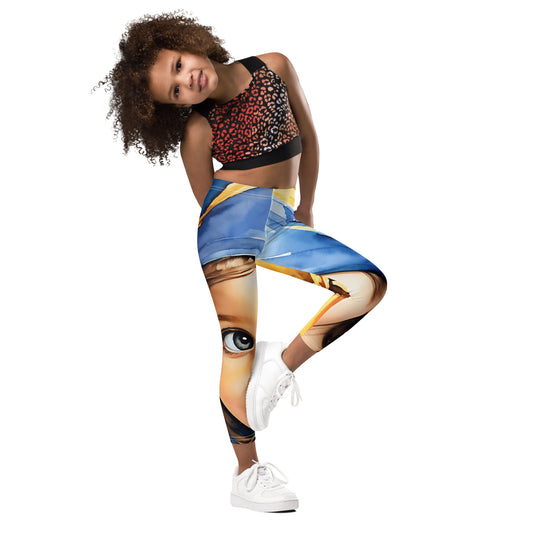 Girl with a Pearl Earring - Kid's Leggings
