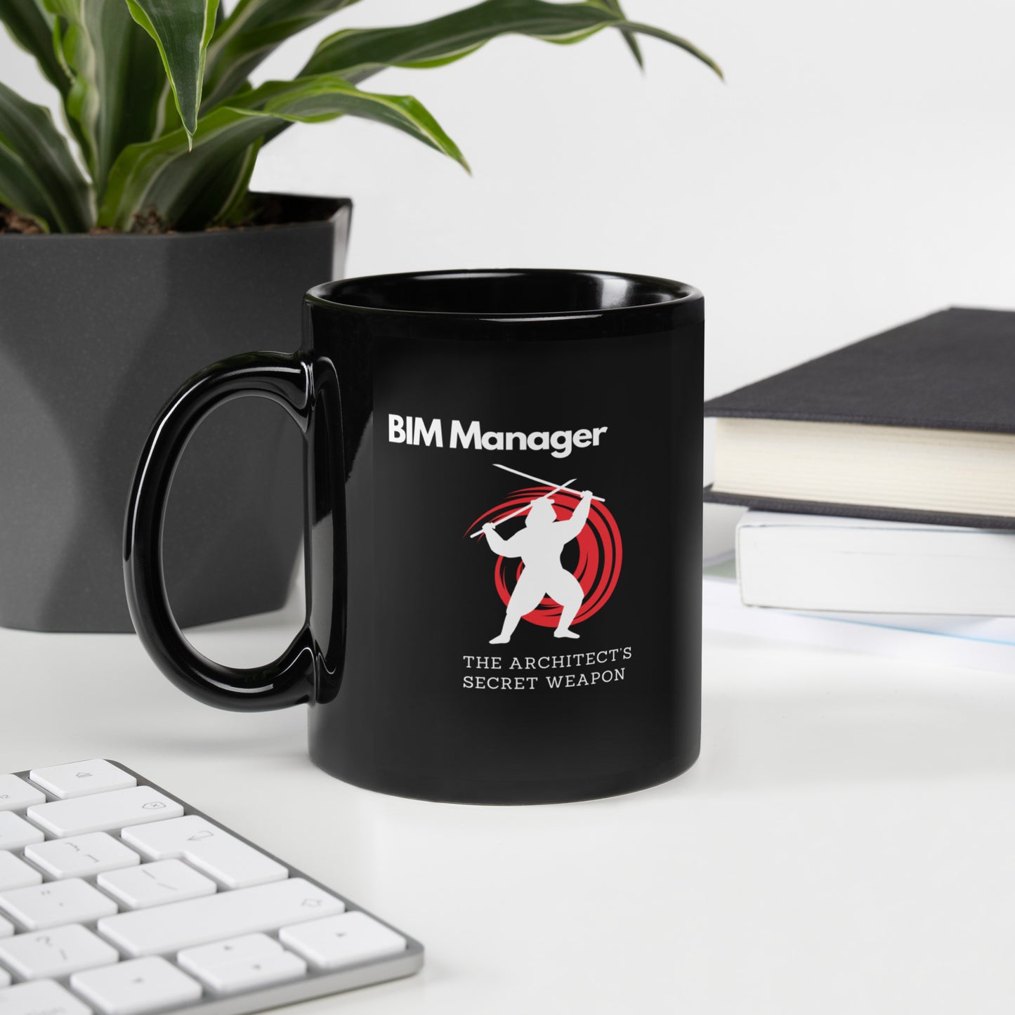 Ninja - Black Glossy Mug