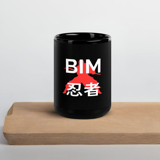BIM Mug - Black Glossy BIM Ninja Mug