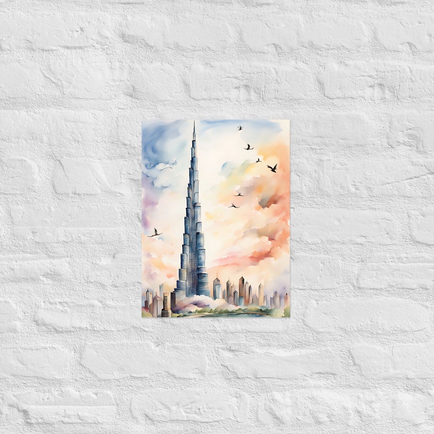 Burj Khalifa Poster