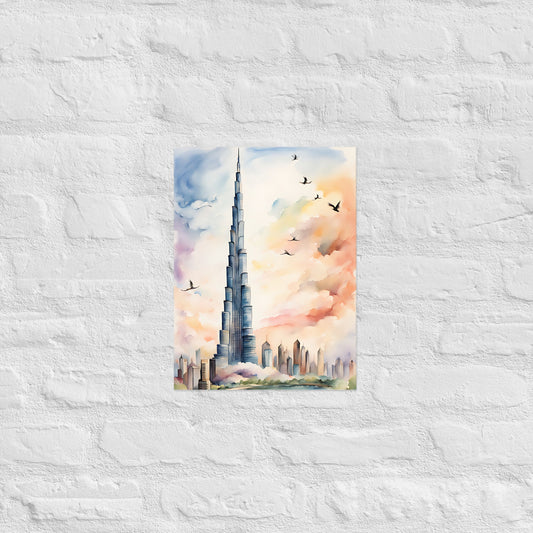 Burj Khalifa Poster