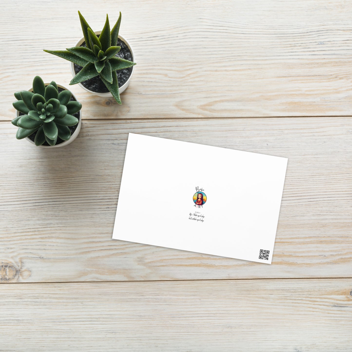 Greeting card - Van Gogh Self Portrait