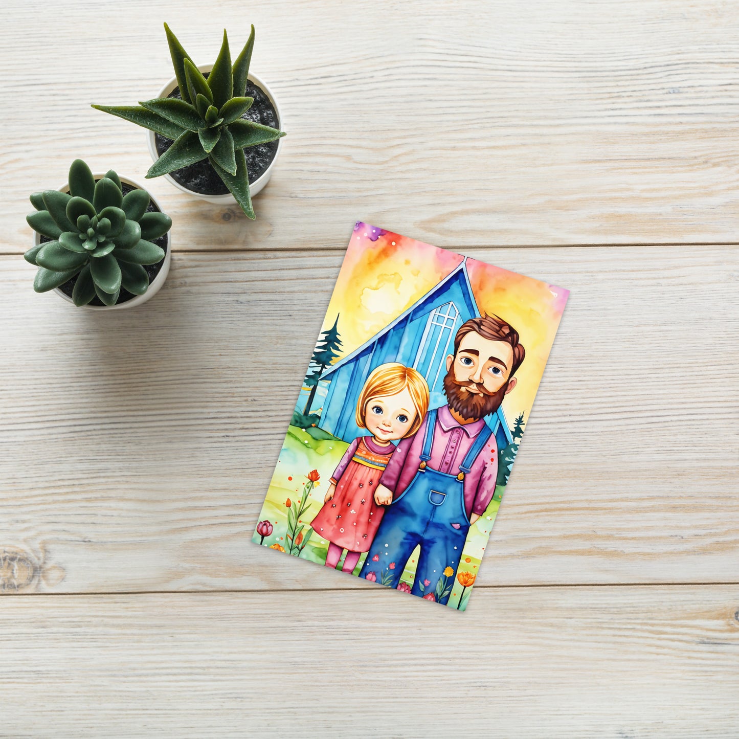 Greeting card - American Gothic