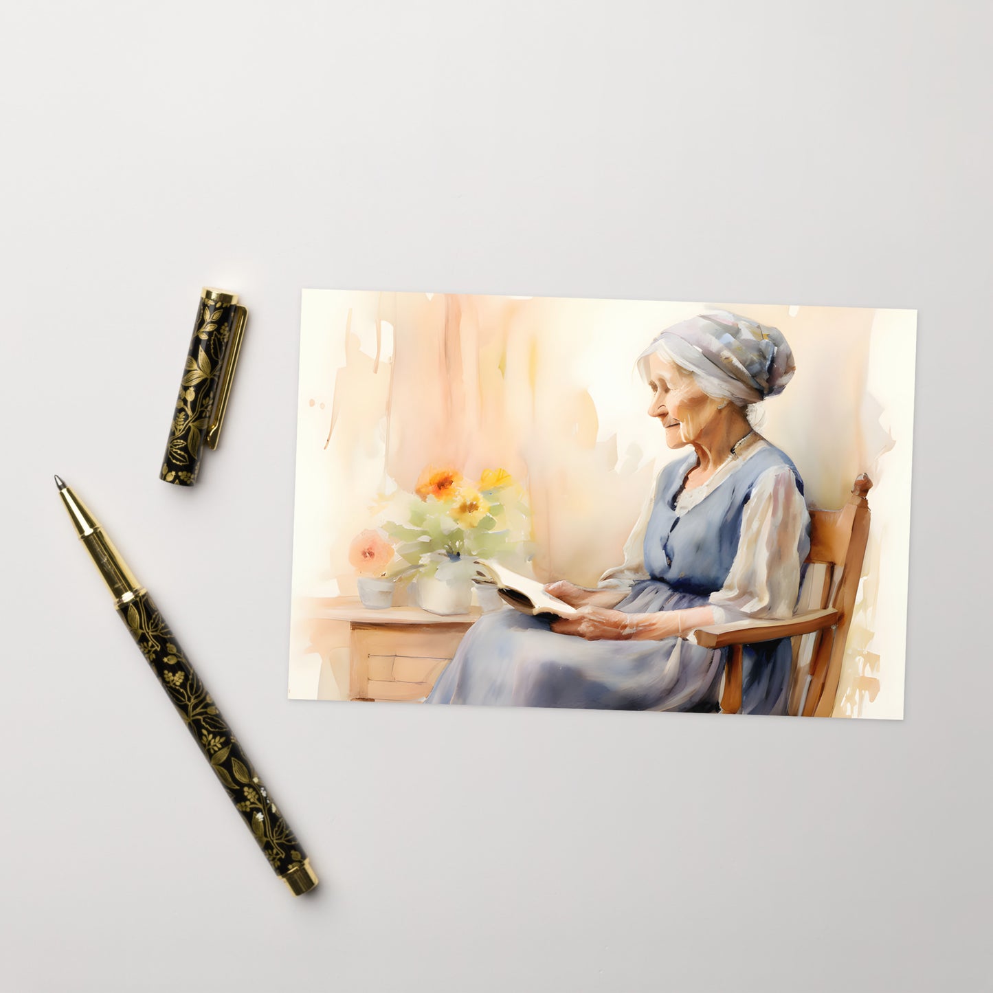 Greeting card - Whistler's Mother