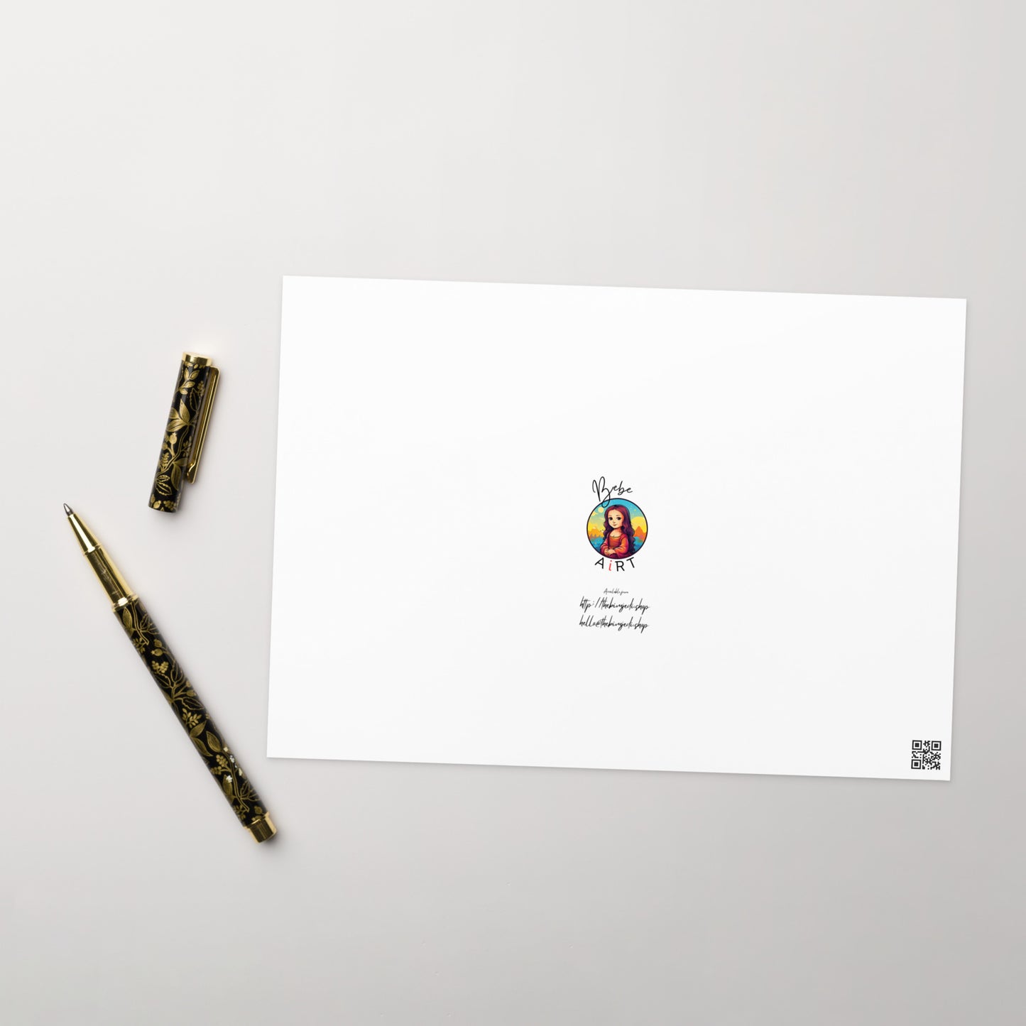 Greeting card - Whistler's Mother