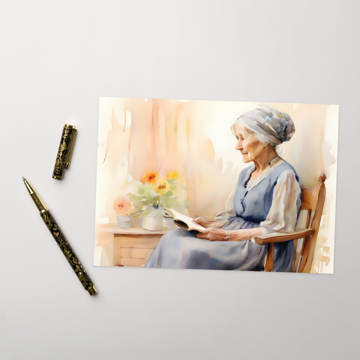 Greeting card - Whistler's Mother