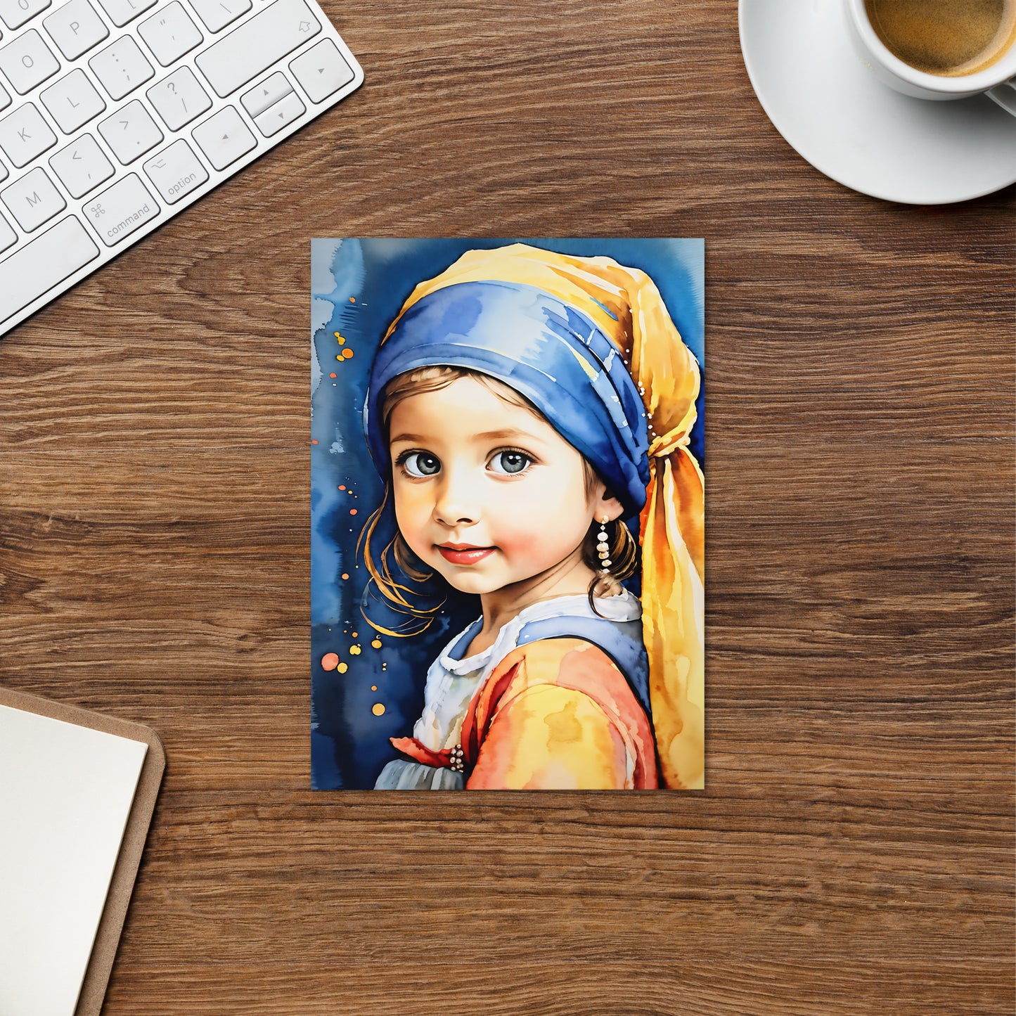 Greeting card - Girl with the Pearl Earring