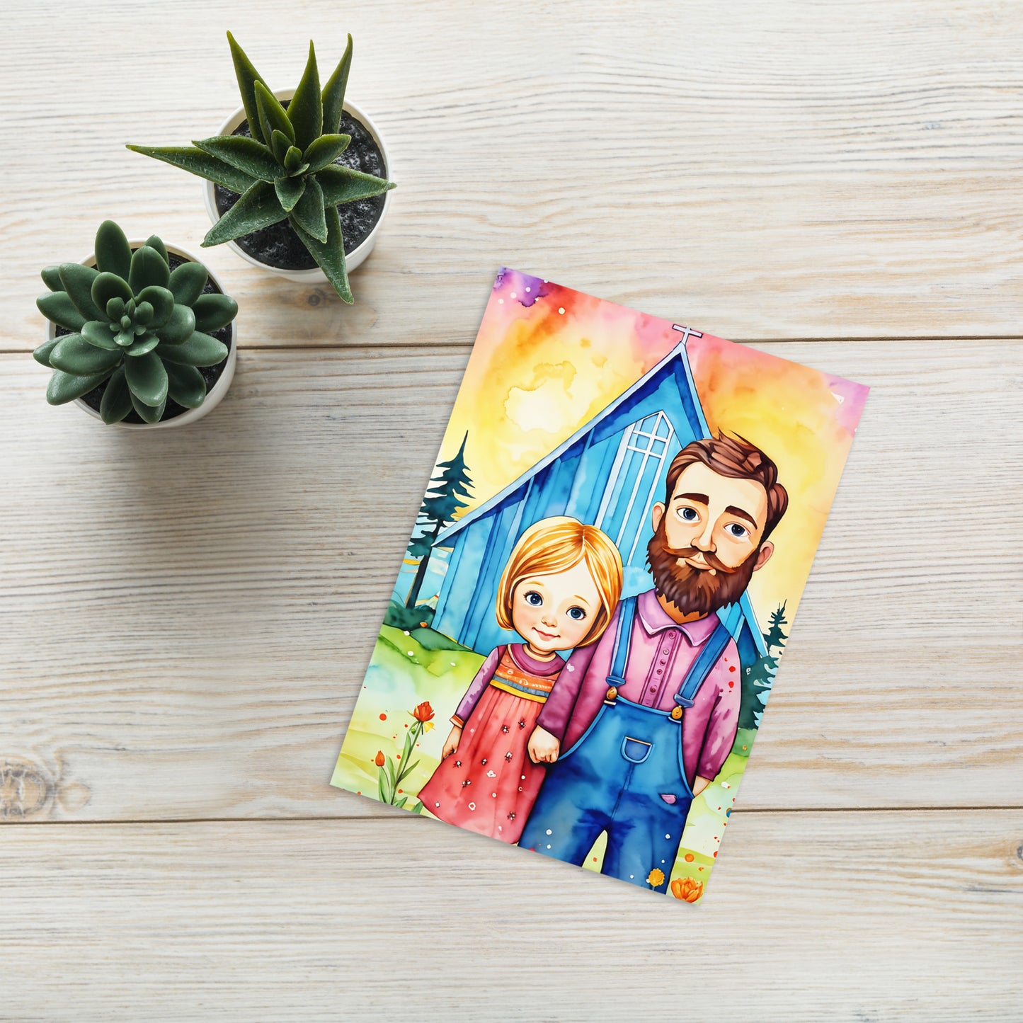 Greeting card - American Gothic