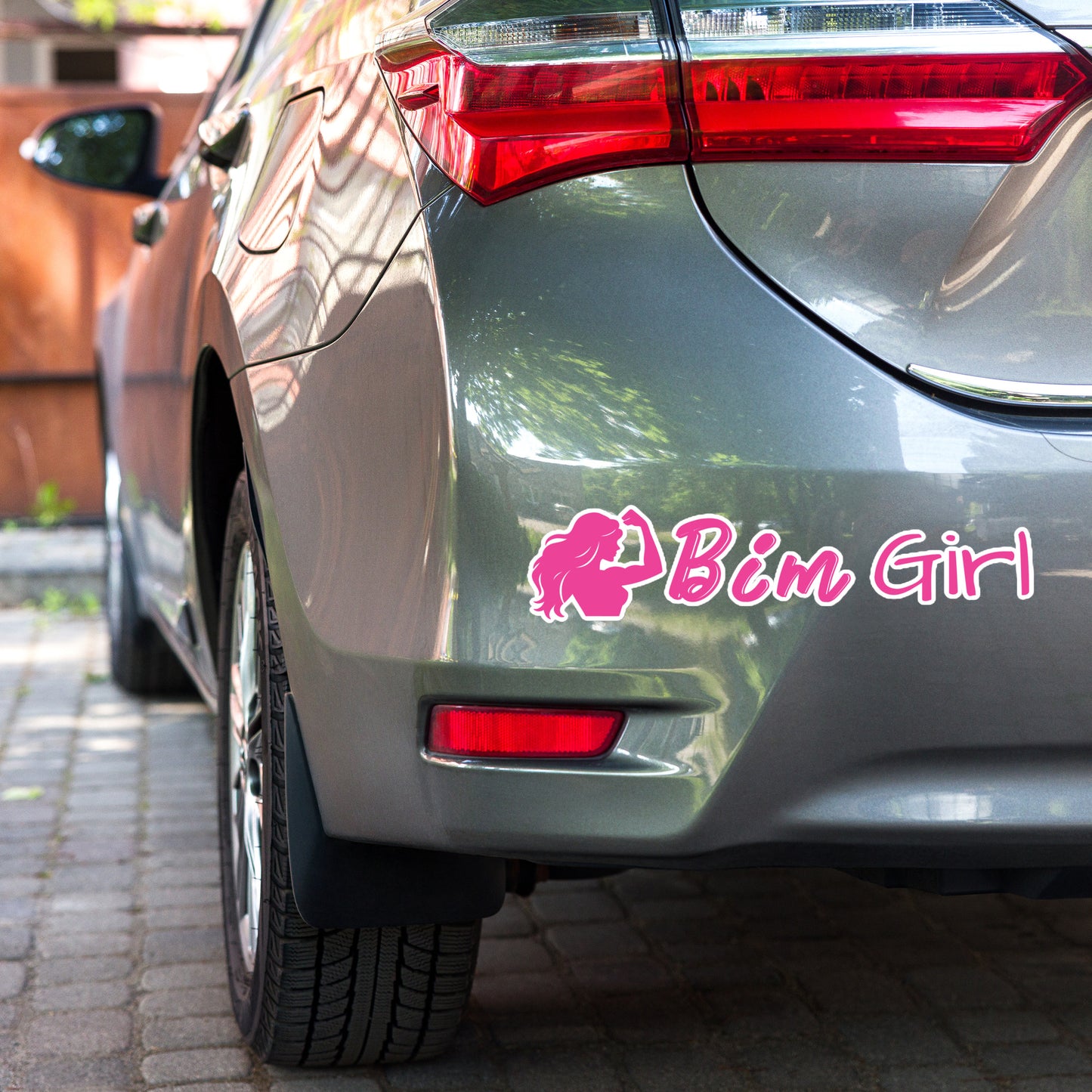 Durable BIM Girl Bubble-Free Stickers