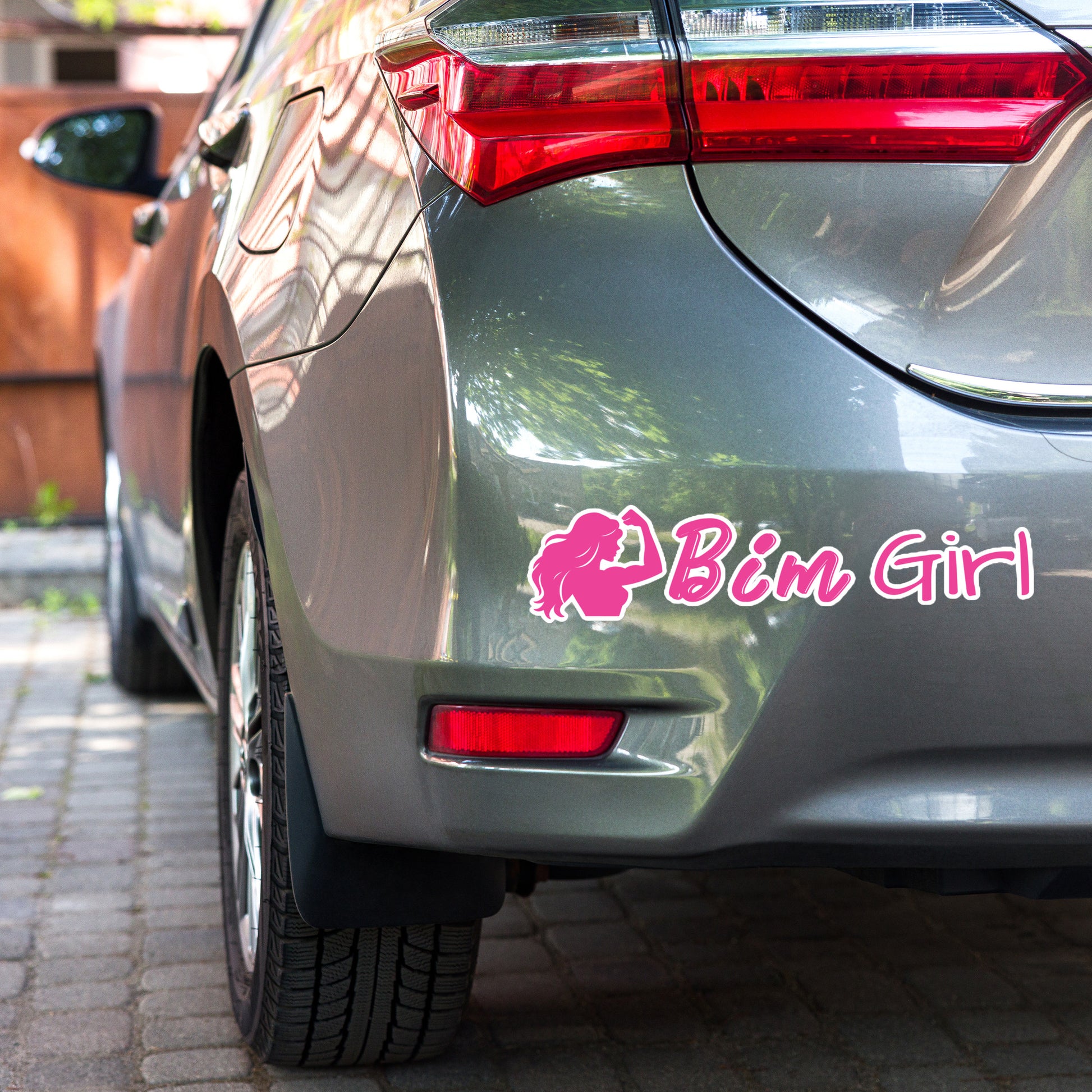 Durable BIM Girl Bubble-Free Stickers