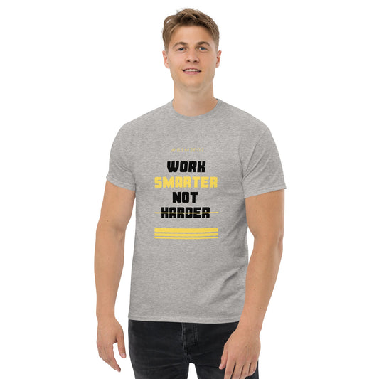 Work Smarter not harder Unisex classic tee