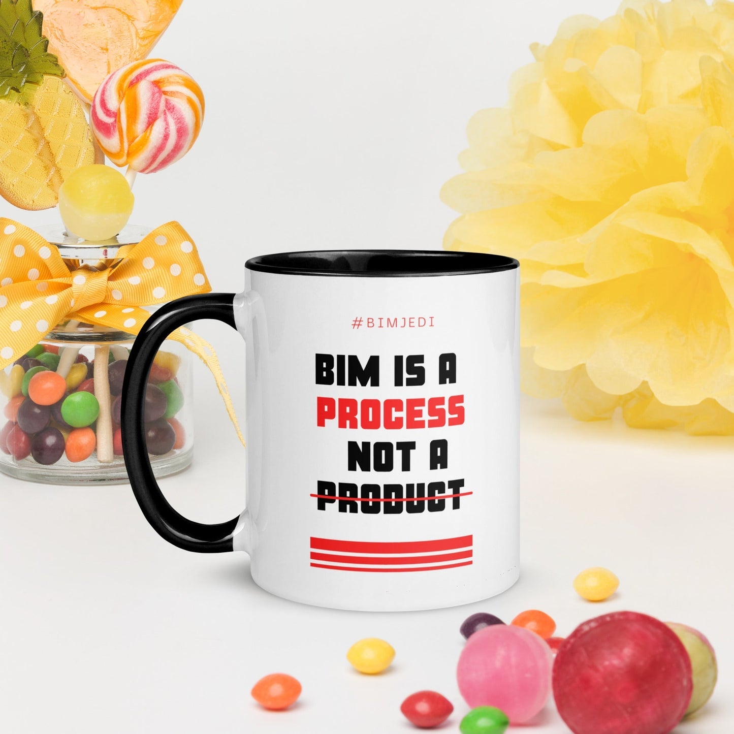 BIM is a process Mug